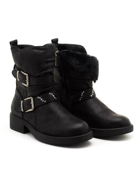 Botas Mtng Wika Forro Negras Para Mujer En Monchel