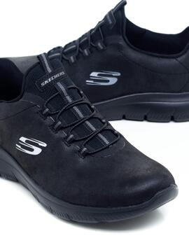 Deportivas Mujer Skechers Itz Bazik Negra 88888301