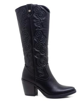 Bota Mujer MTNG Cowboy 59582 Negra