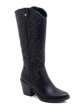 Bota Mujer MTNG Cowboy 59582 Negra