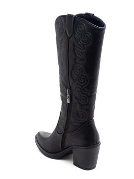 Bota Mujer MTNG Cowboy 59582 Negra