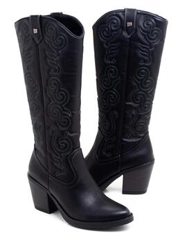 Bota Mujer MTNG Cowboy 59582 Negra