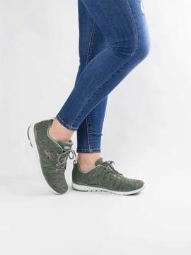 skechers relaxed fit mujer verdes