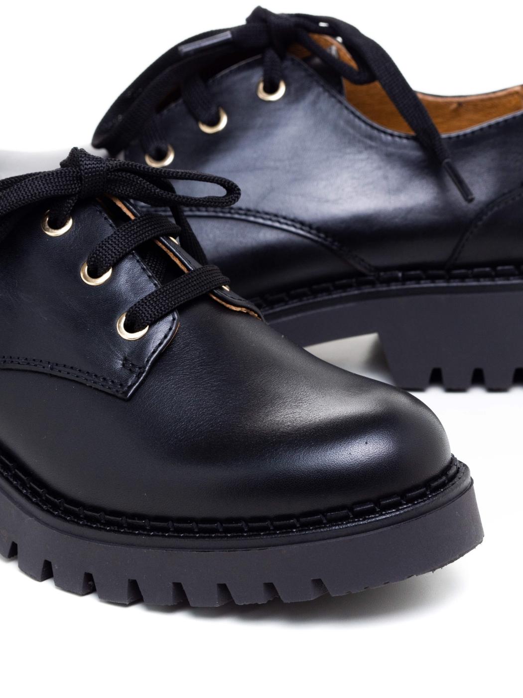 BLUCHER NEGRO 1/2 TRACK PIKO