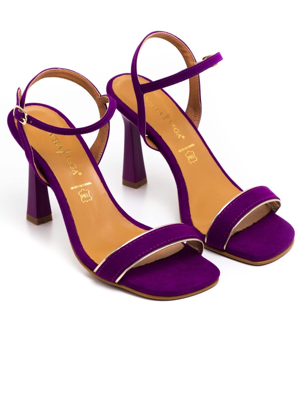 Sandalia Daniela vega 2417 Morado para Mujer
