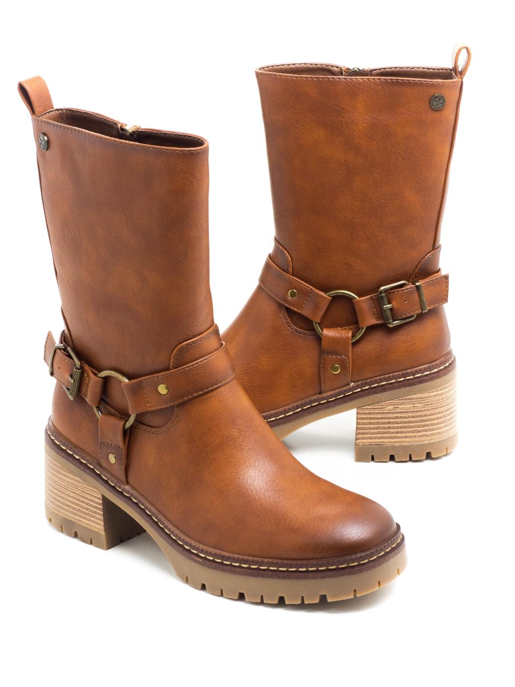 Botín Mujer XTI 143369 Camel