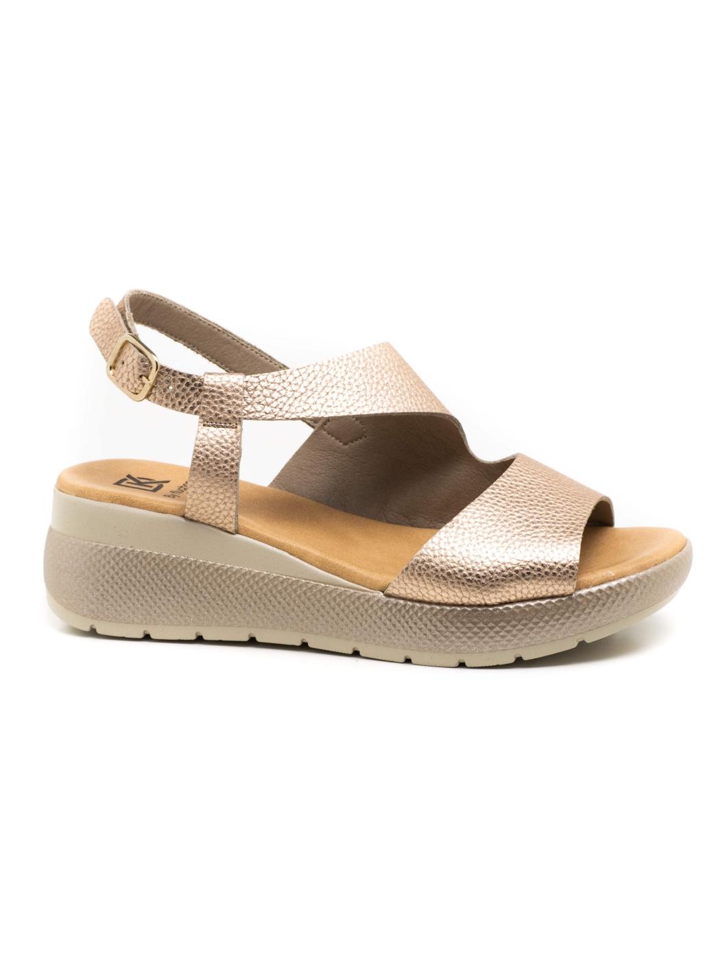 Sandalia Mujer Dorking  D9495 Dorado