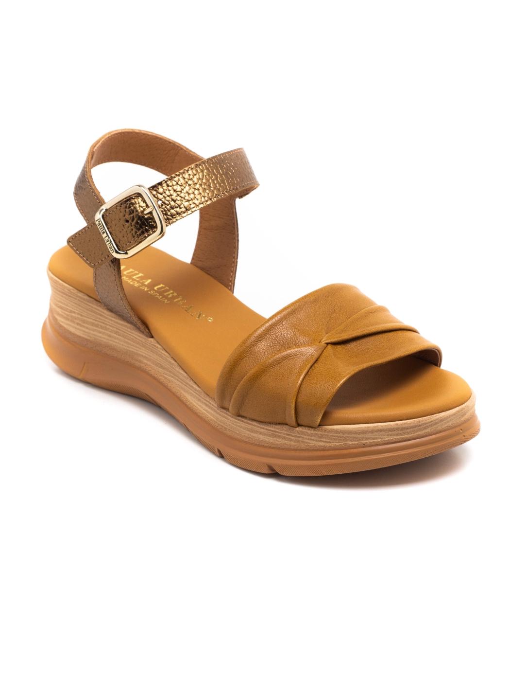 Sandalia Mujer Paula Urban 24-736 Cuero