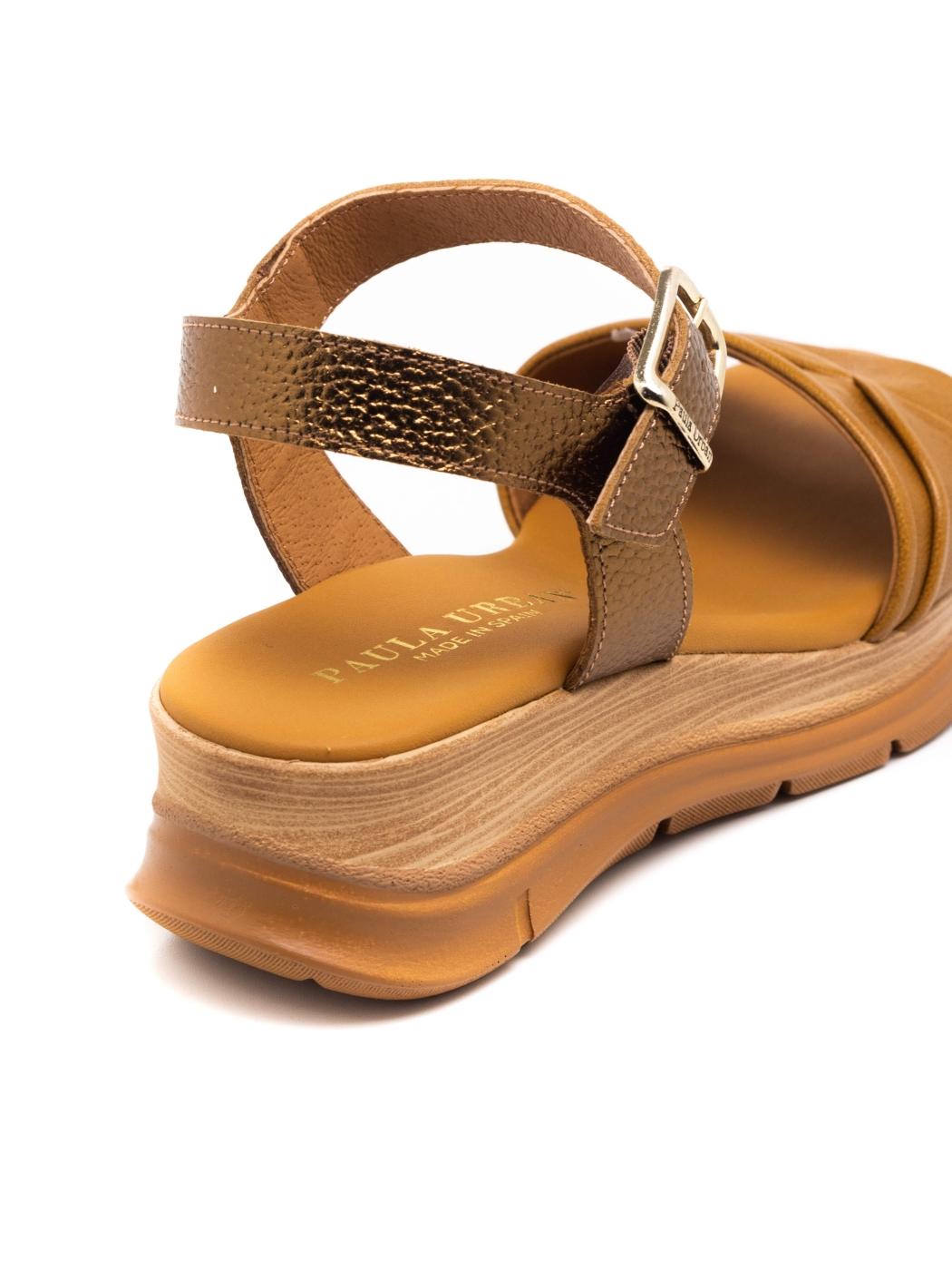 Sandalia Mujer Paula Urban 24-736 Cuero