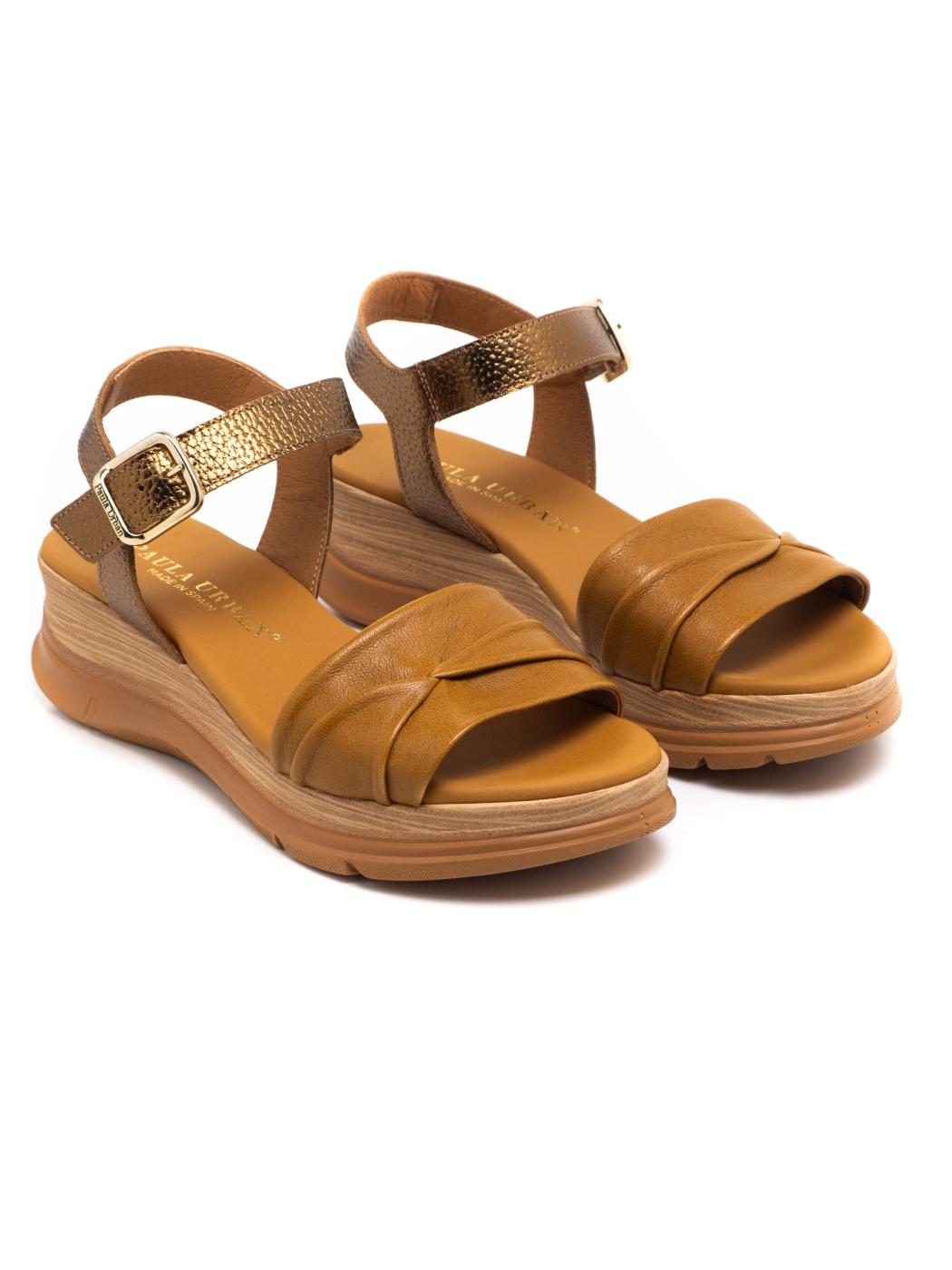 Sandalia Mujer Paula Urban 24-736 Cuero