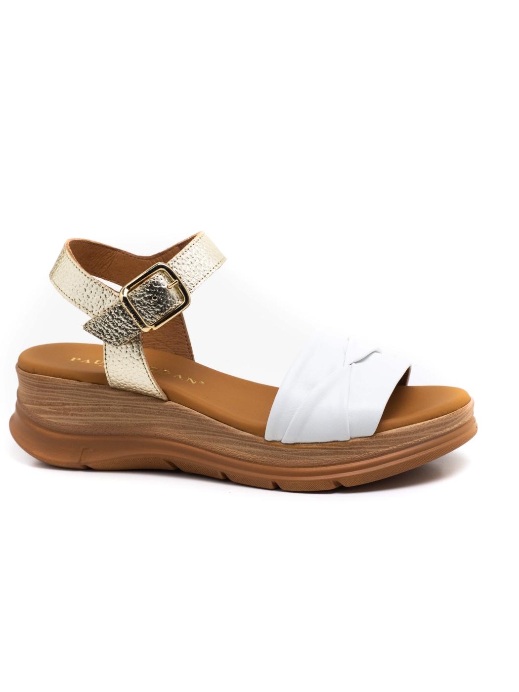 Sandalia Mujer Paula Urban 24-736 Cuero