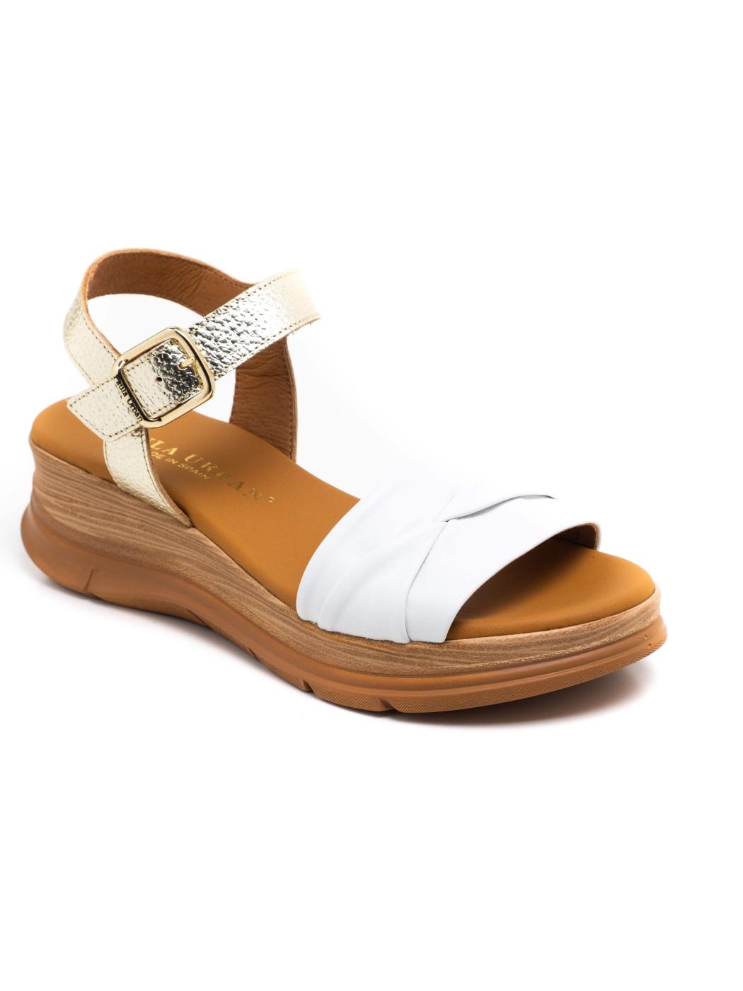 Sandalia Mujer Paula Urban 24-736 Blanca