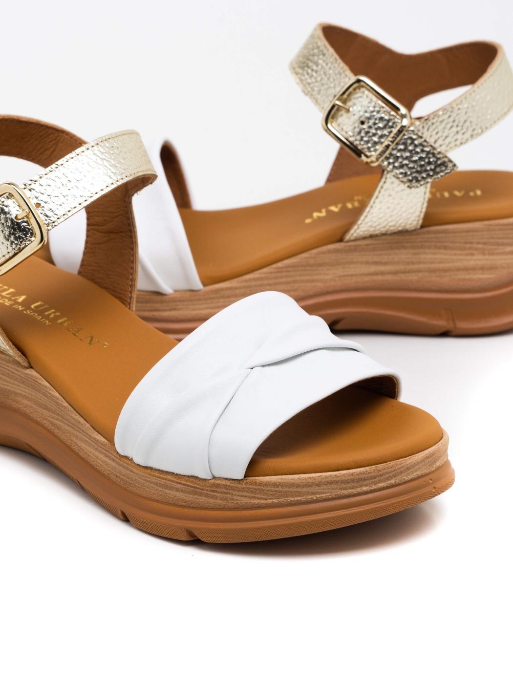 Sandalia Mujer Paula Urban 24-736 Blanca