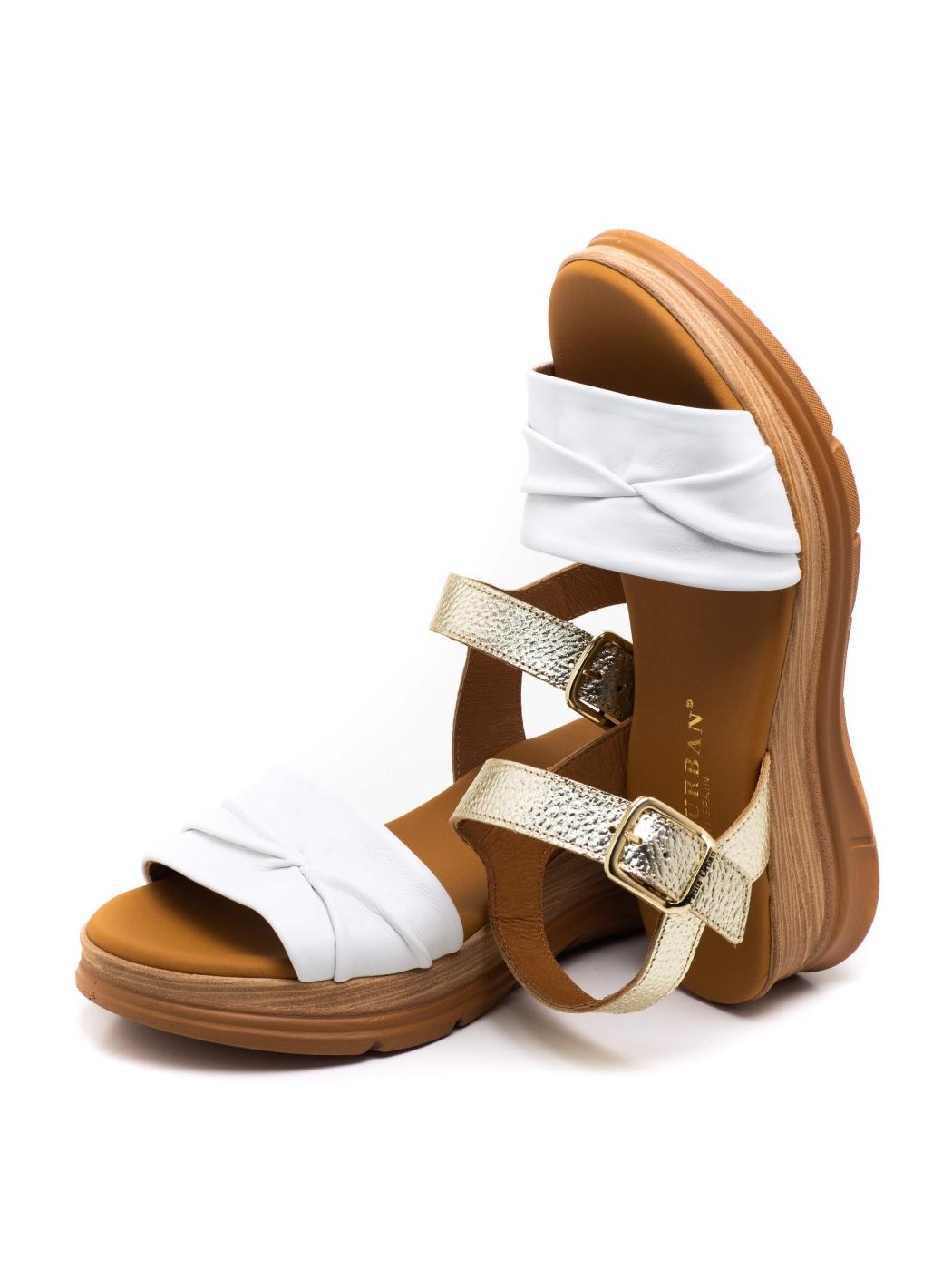 Sandalia Mujer Paula Urban 24-736 Blanca