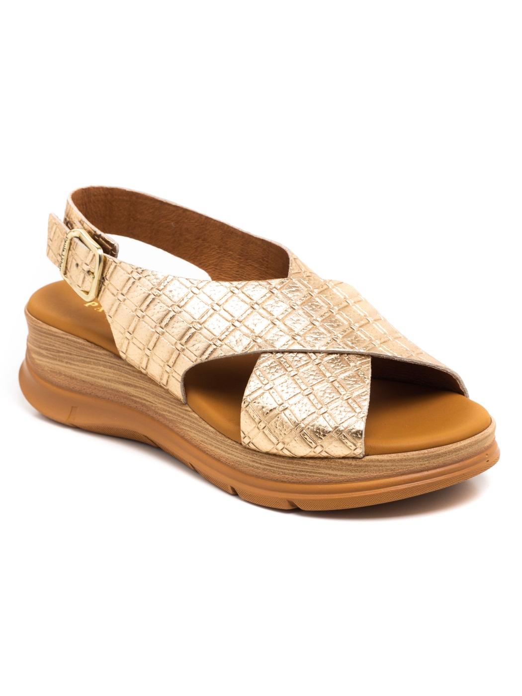 Sandalia Mujer Paula Urban 24-774 Dorado