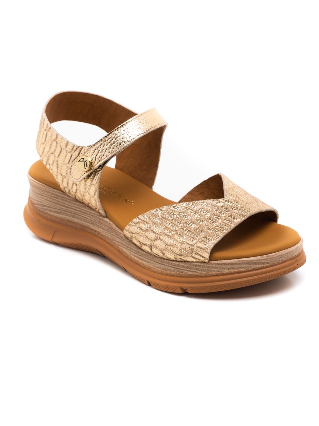 Sandalia Mujer Paula Urban 24-726 Dorado