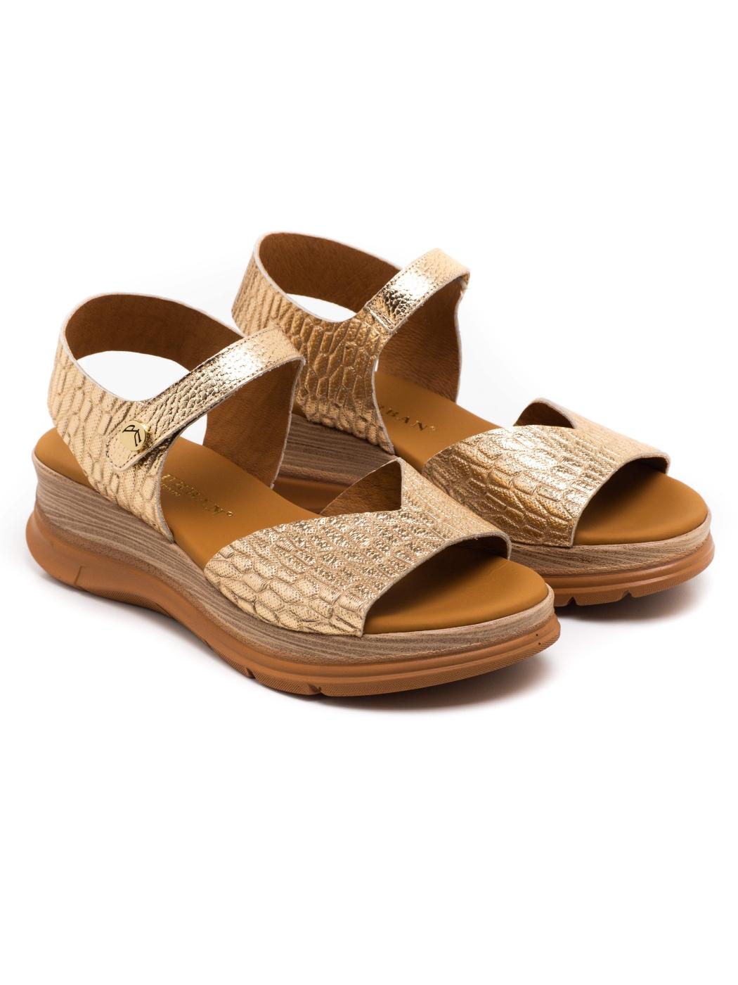 Sandalia Mujer Paula Urban 24-726 Dorado