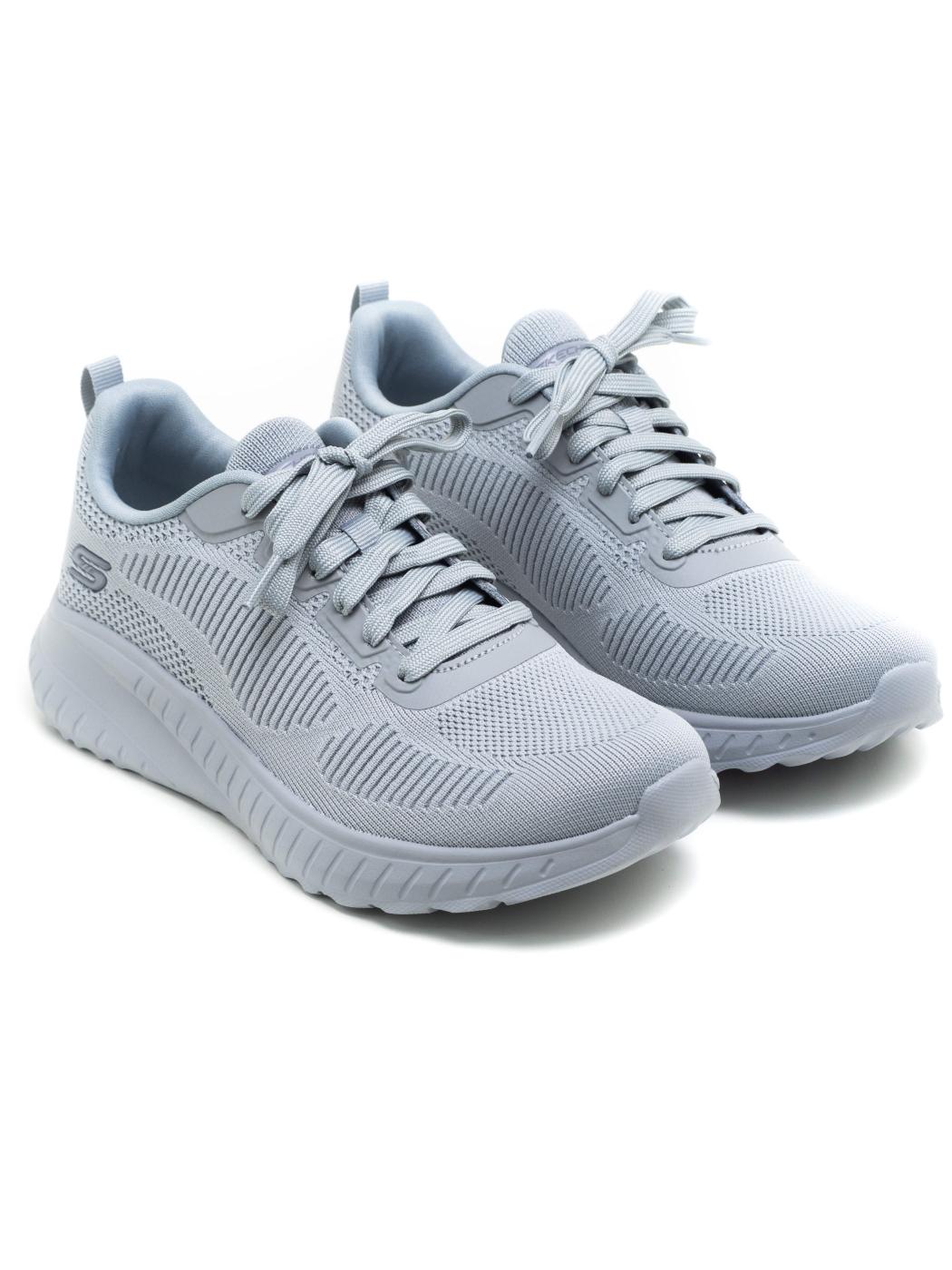 Deportivo Mujer Skechers 117209 Gris Claro