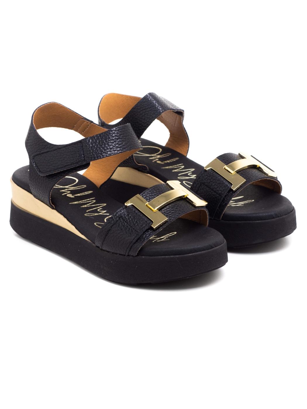 Sandalia Mujer Oh My Sandals 5672 Negra