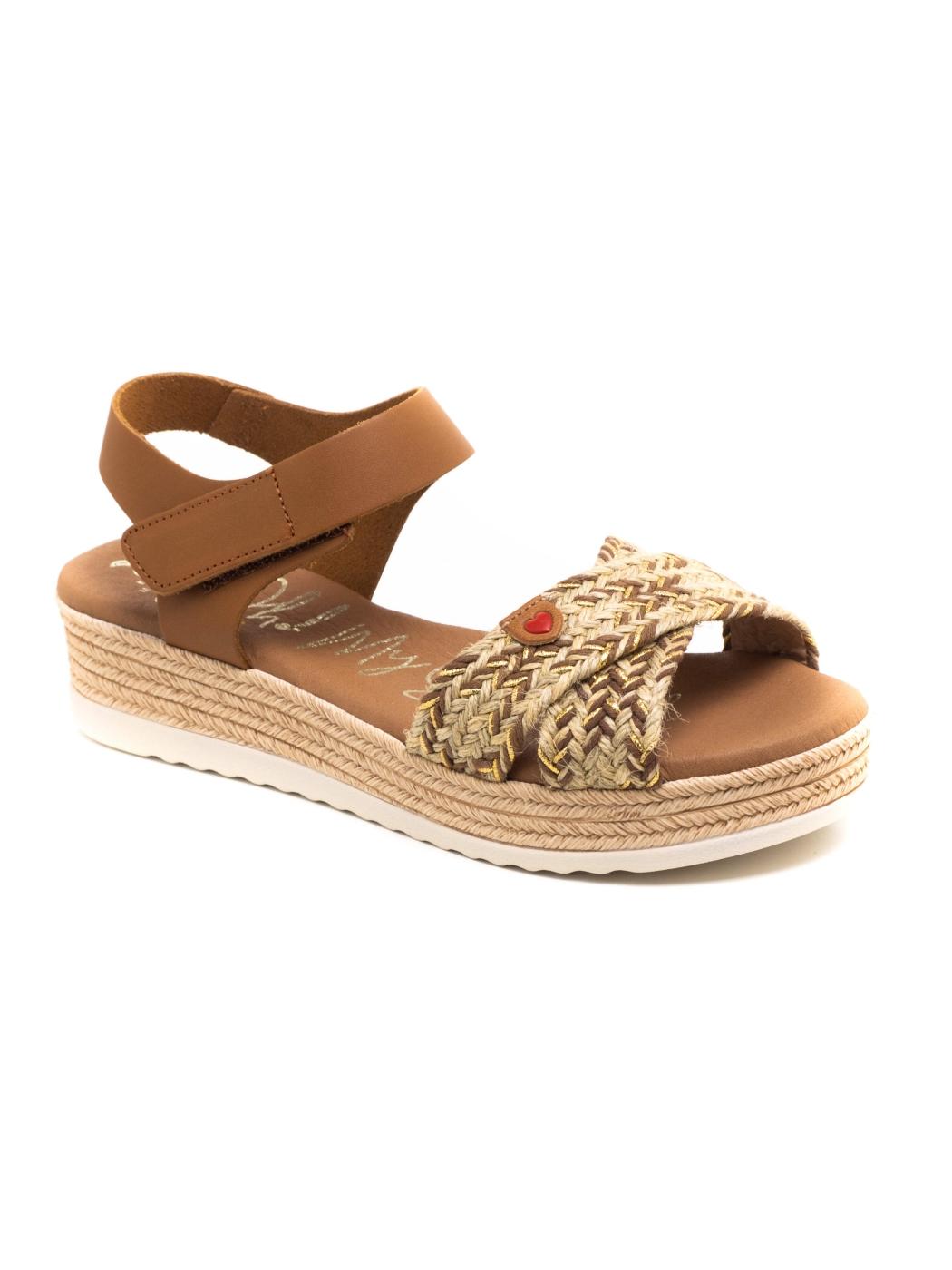 Sandalia Mujer Oh My Sandalas 5692 Roble para Mujer