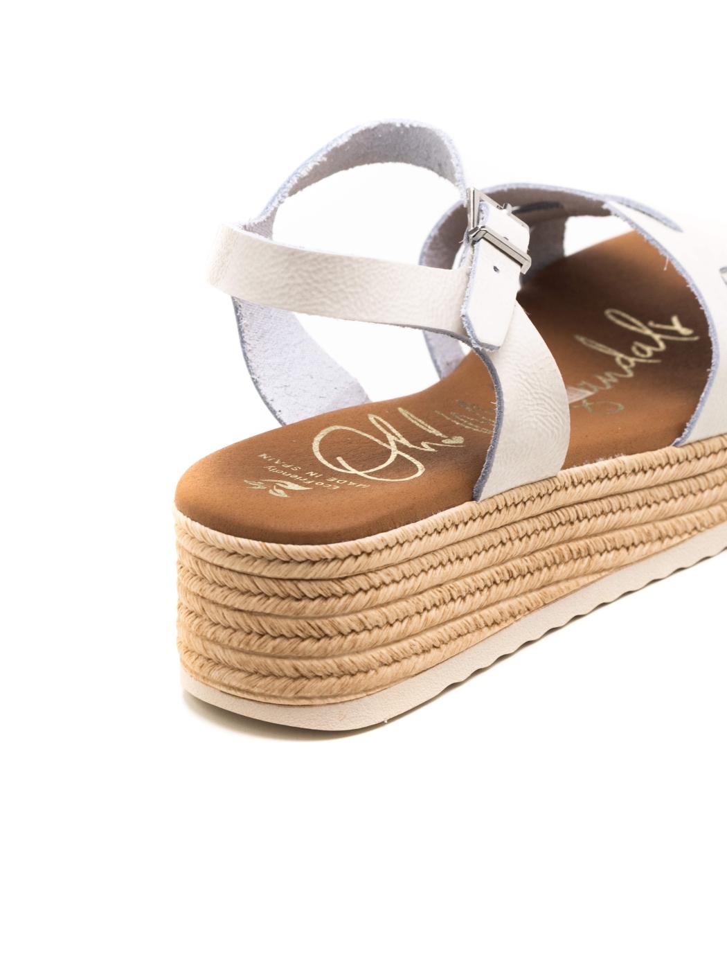 Sandalia Mujer Oh My Sandals 5702 Blanca