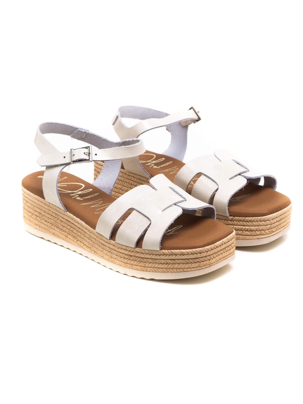 Sandalia Mujer Oh My Sandals 5702 Blanca