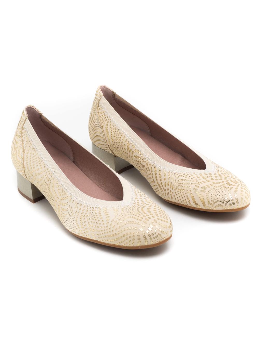 Zapato Mujer Pitillos 10450 Dorado