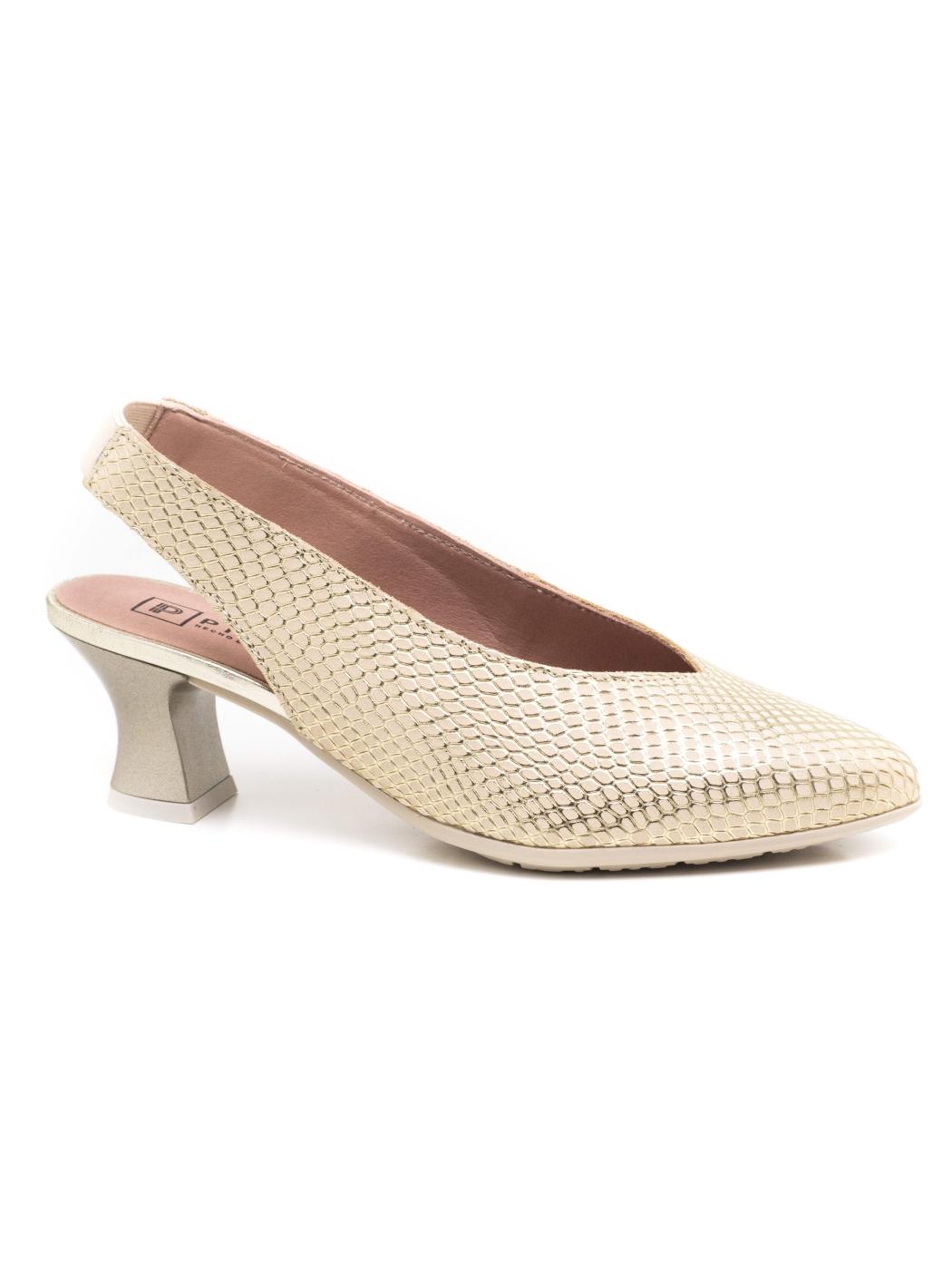 Zapato Pitillos 10510 Dorado para Mujer