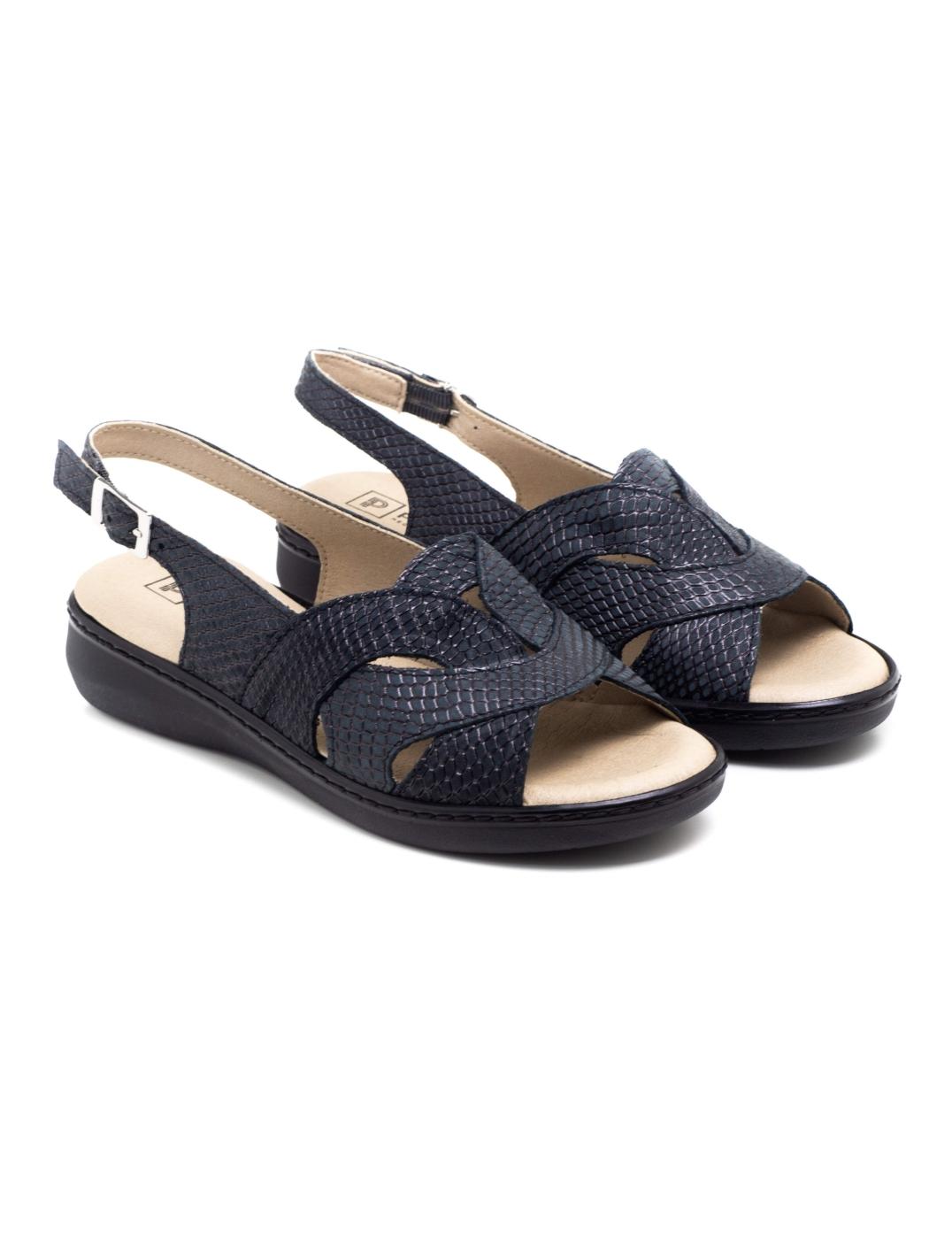 Sandalia Mujer Pitillos 10301 Negro