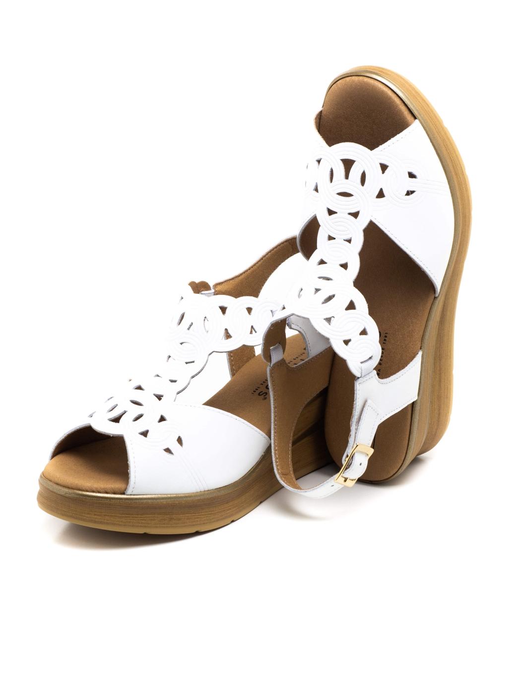 Sandalia Mujer Pitillos 10351 Blanca