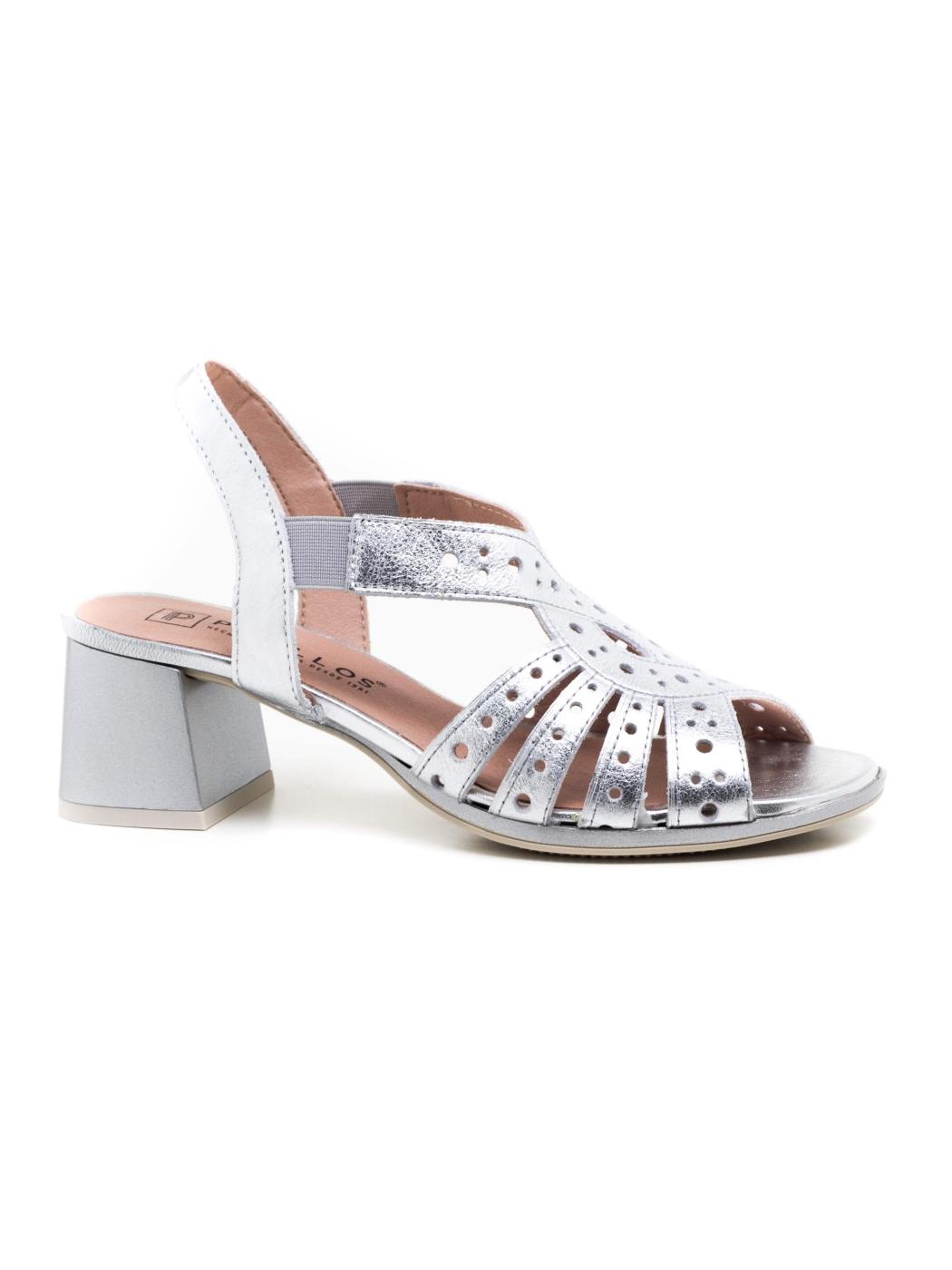 Sandalia Mujer Pitillos 10530 Plata