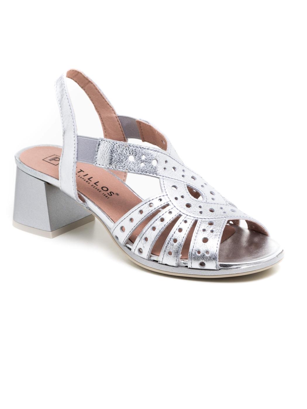 Sandalia Mujer Pitillos 10530 Plata