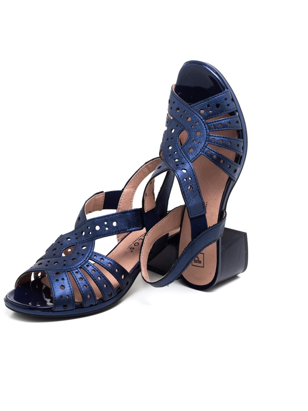 Sandalia Mujer Pitillos 10530 Marino