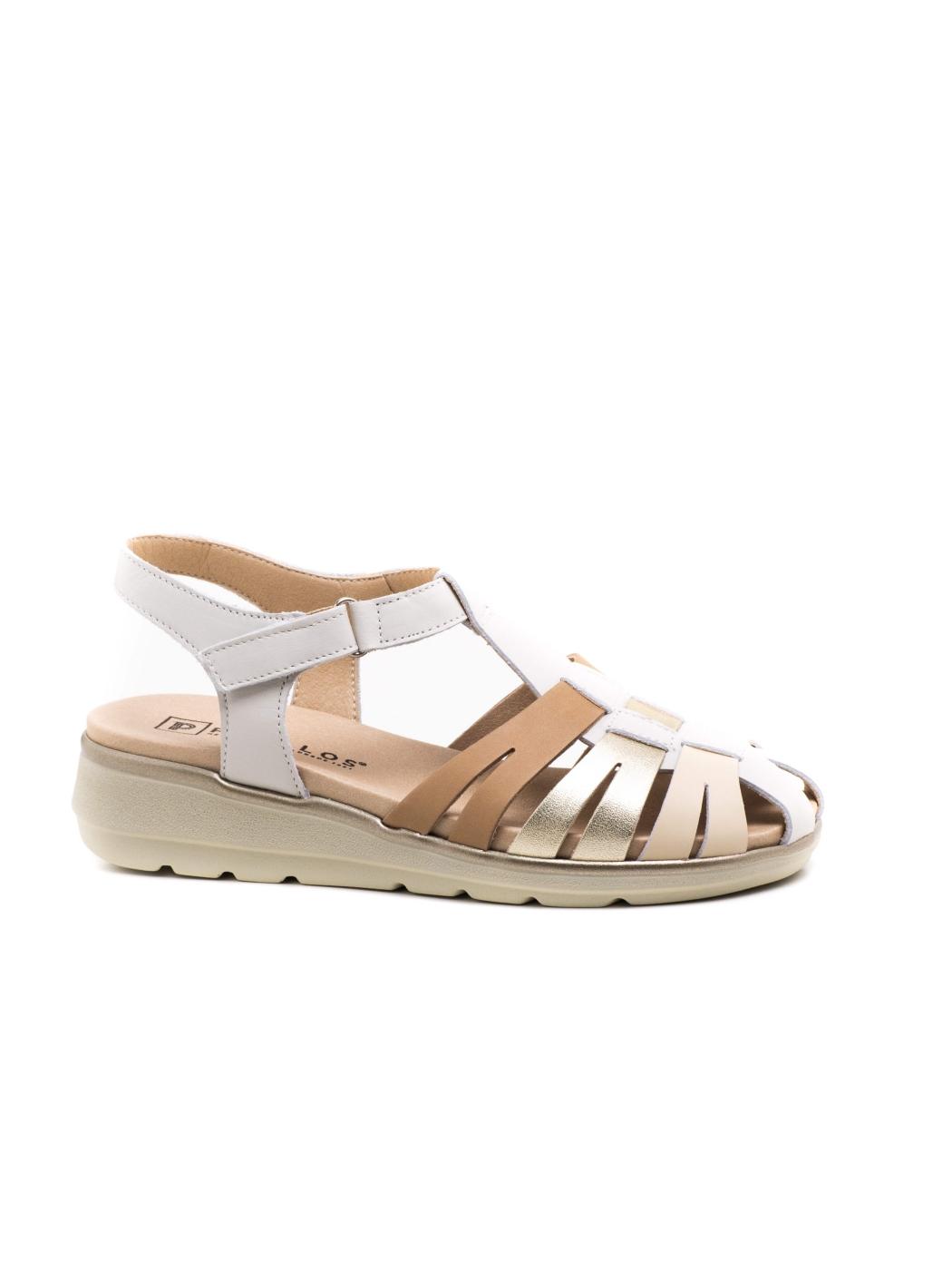 Sandalia Mujer Pitillos 20110 Beige