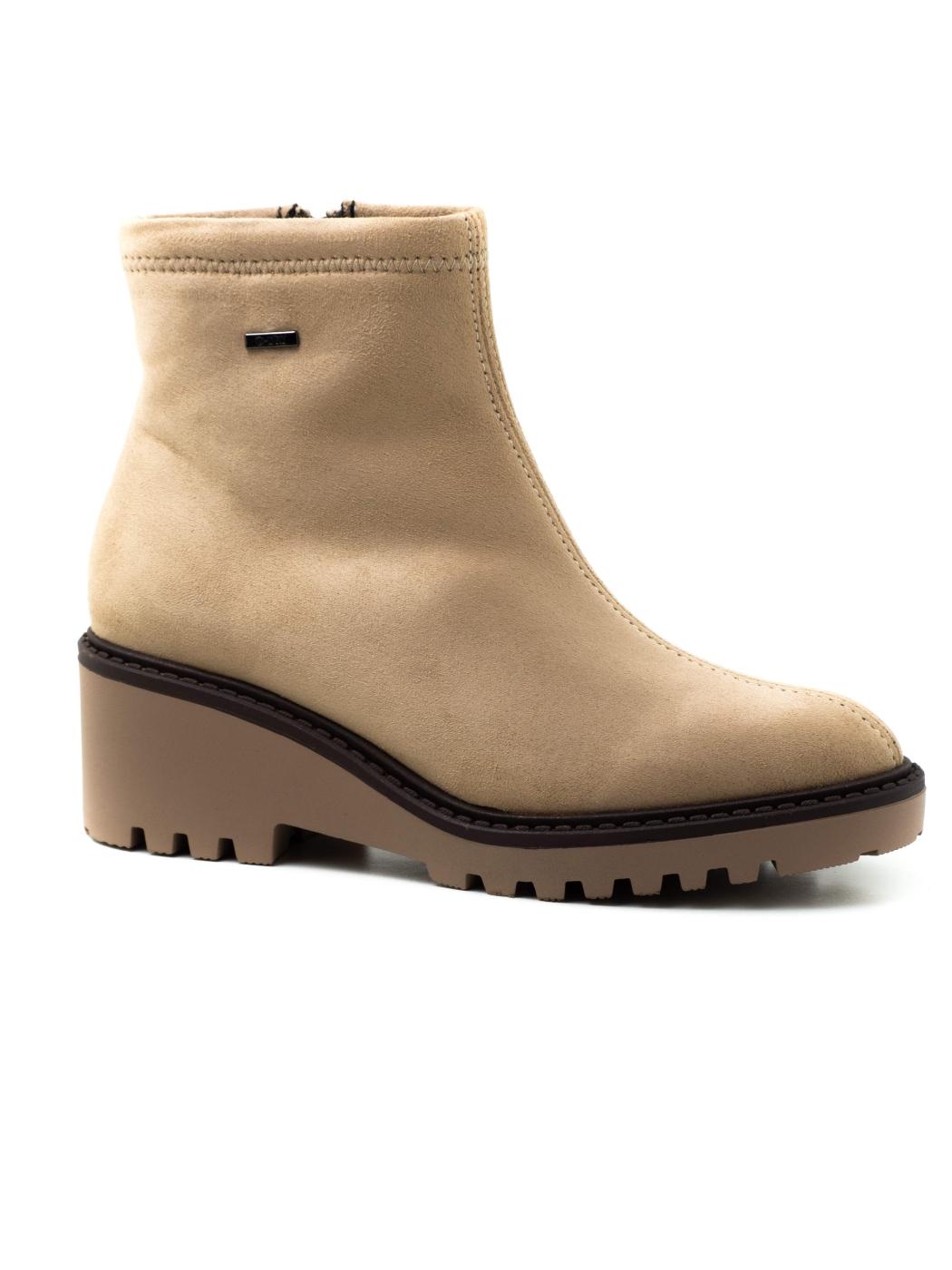 Botines Viguera 8284 para mujer en beige.