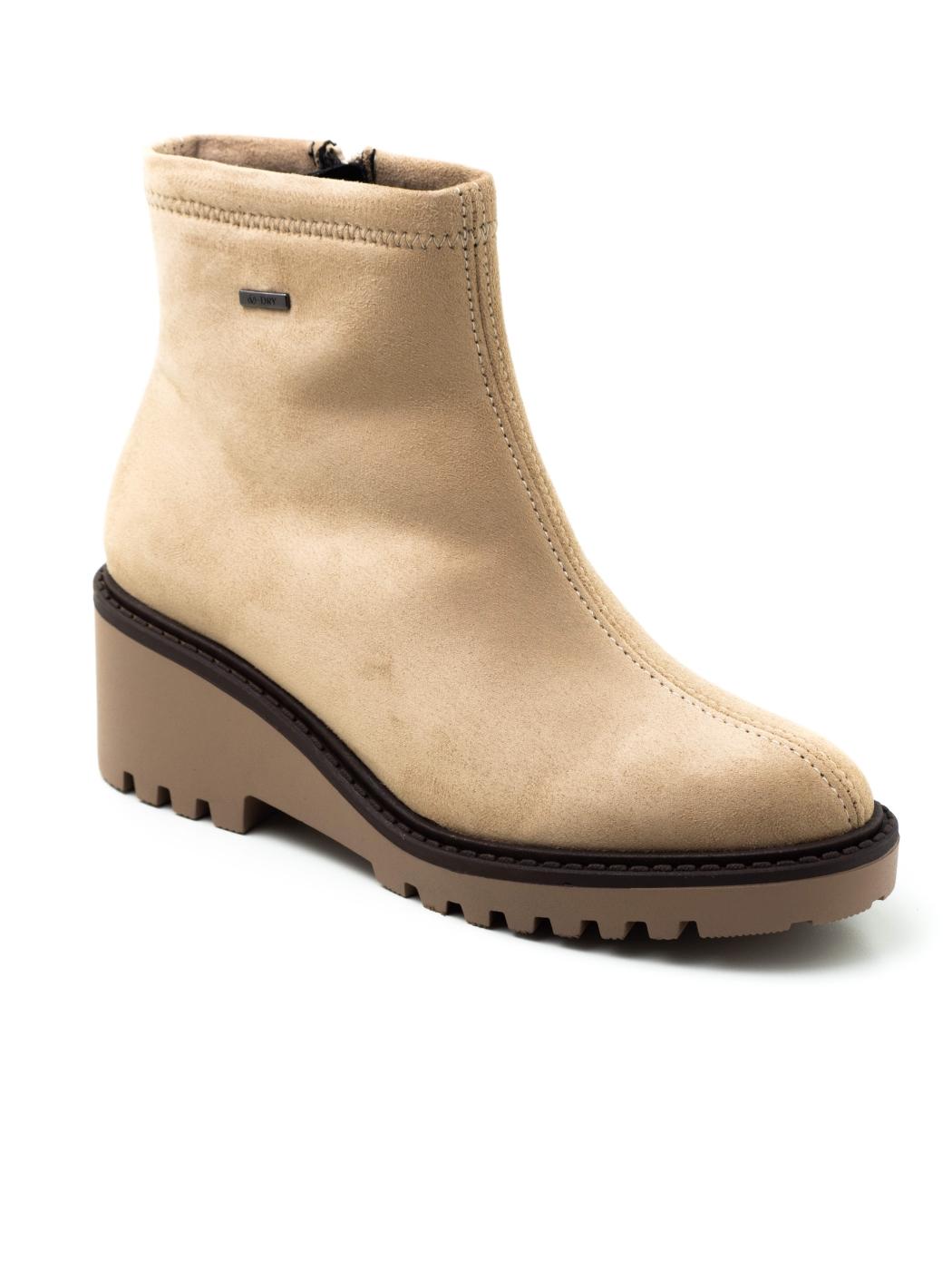 Botines Viguera 8284 para mujer en beige.