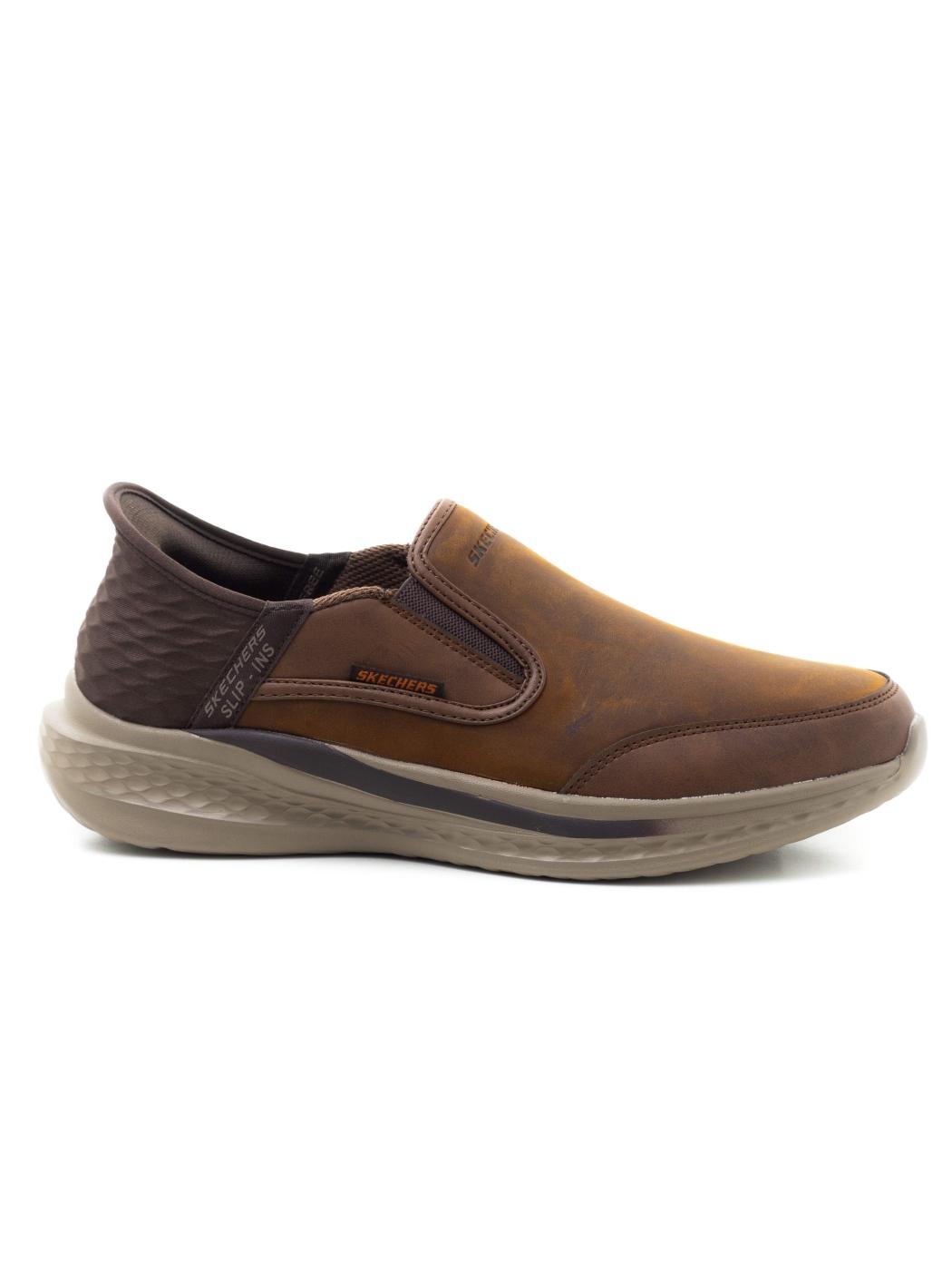 Mocasines Hombre Skechers 205237 Cuero