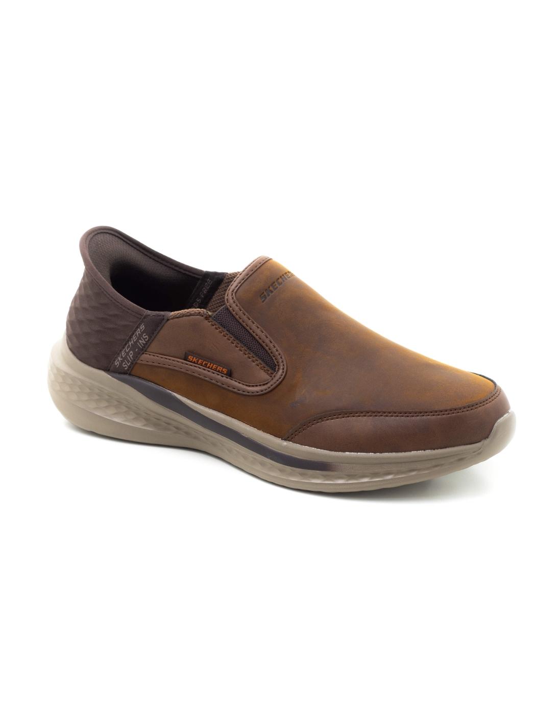 Mocasines Hombre Skechers 205237 Cuero