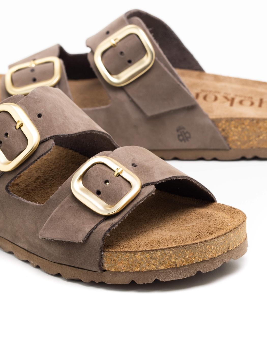 Sandalia Mujer Yokono Jerba-700 Tabaco