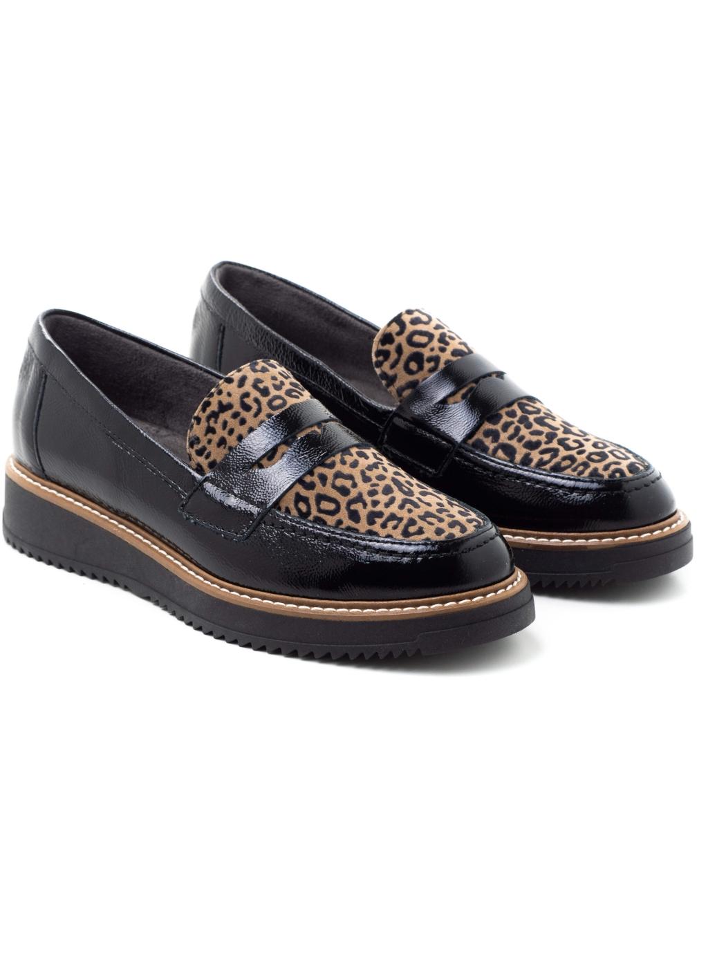 Mocasines Mujer Pitillod 10762 Negro