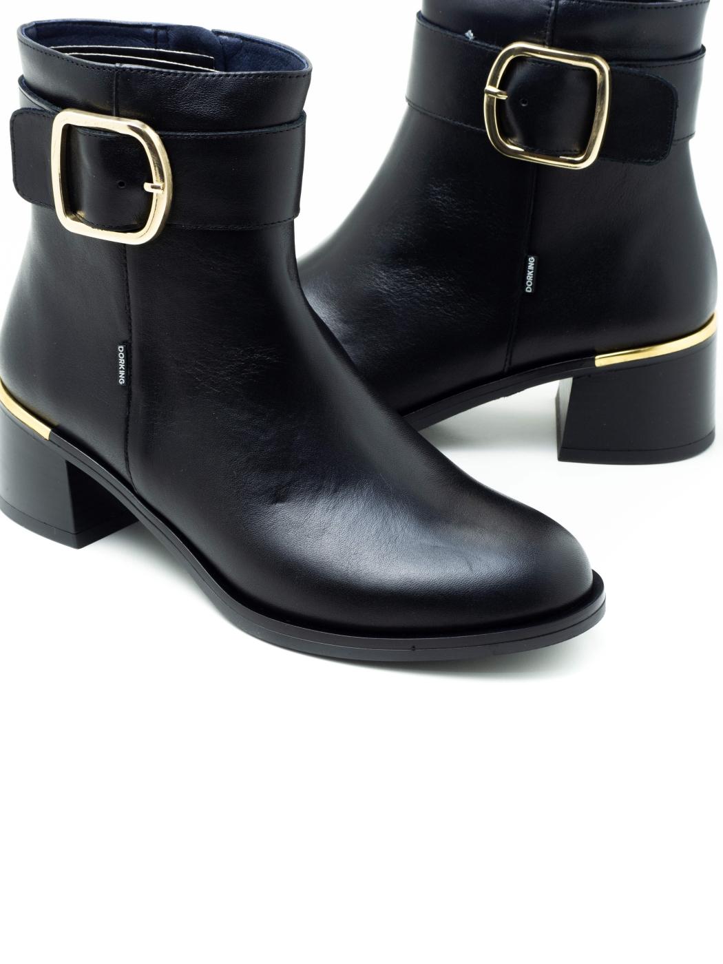 Botines Mujer Dorking D9603 Negro