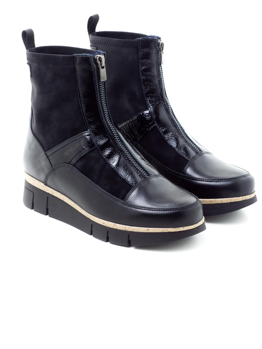 Botines Mujer Dorking D9331 Negro