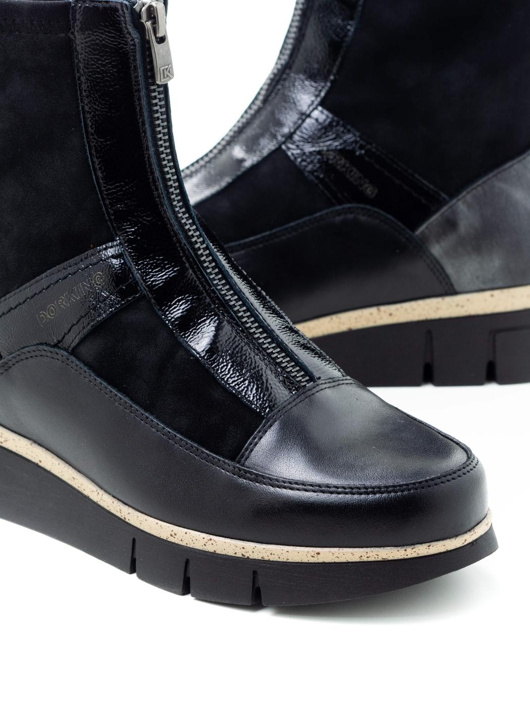 Botines Mujer Dorking D9331 Negro