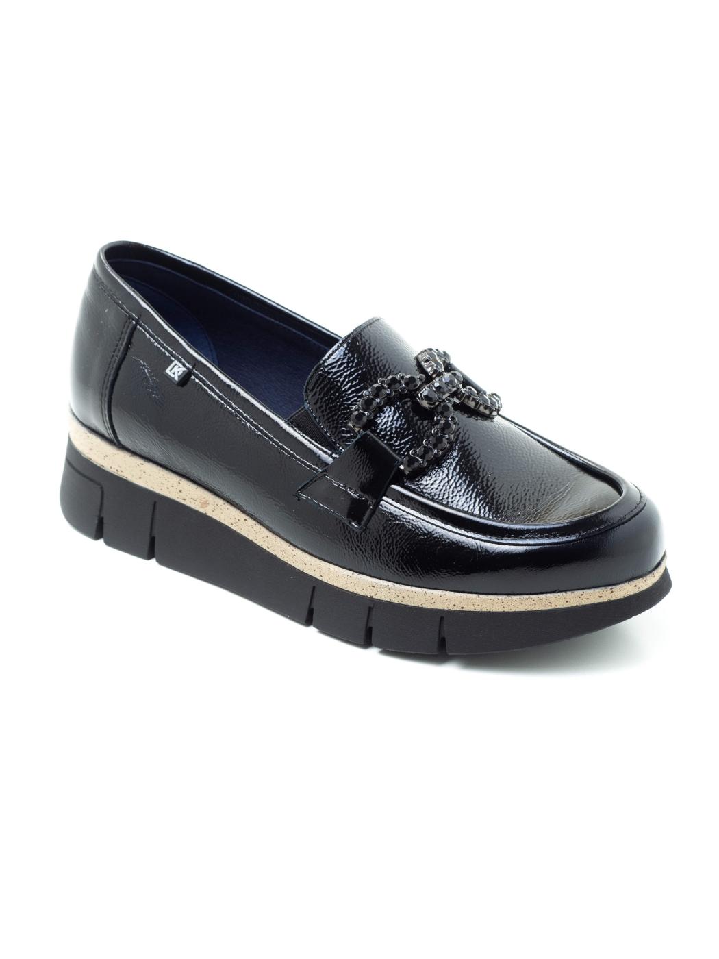 Bajos Dorking negro para mujer