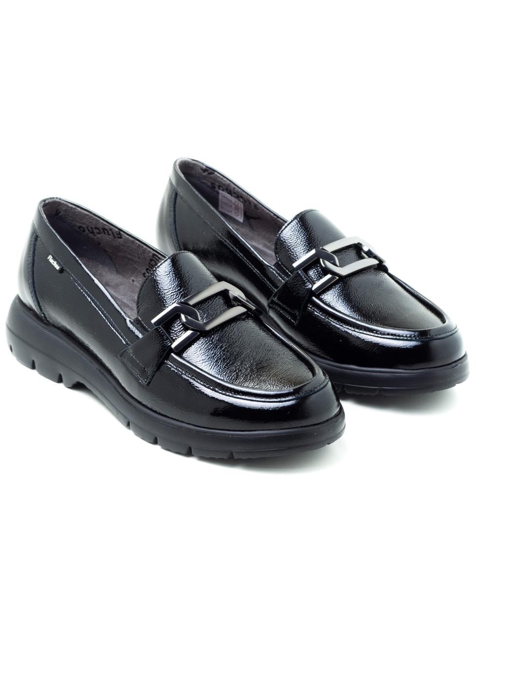 Mocasines Mujer Fluchos F1794 Negro
