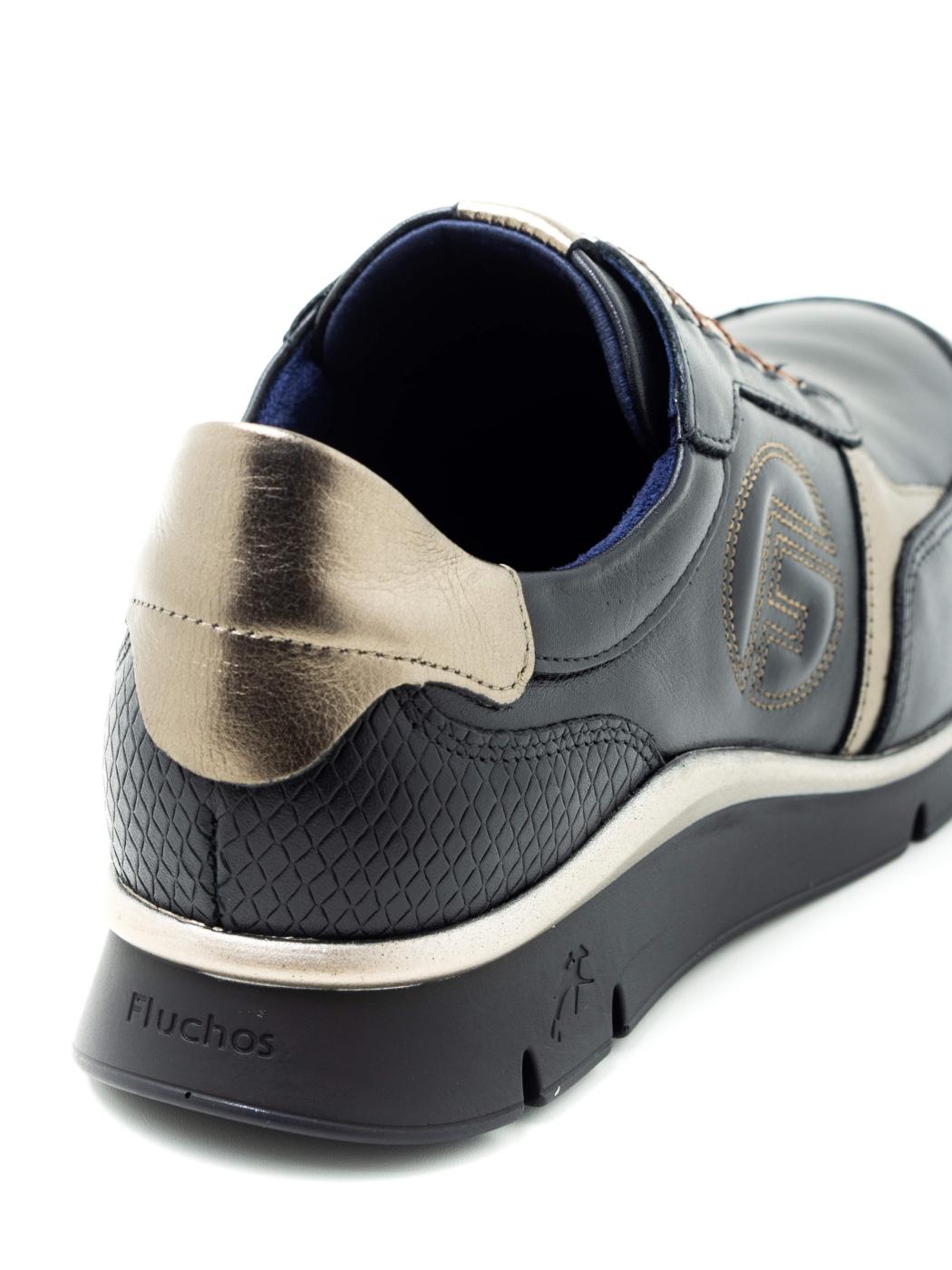 Sneaker Mujer Fluchos F2074 Negro