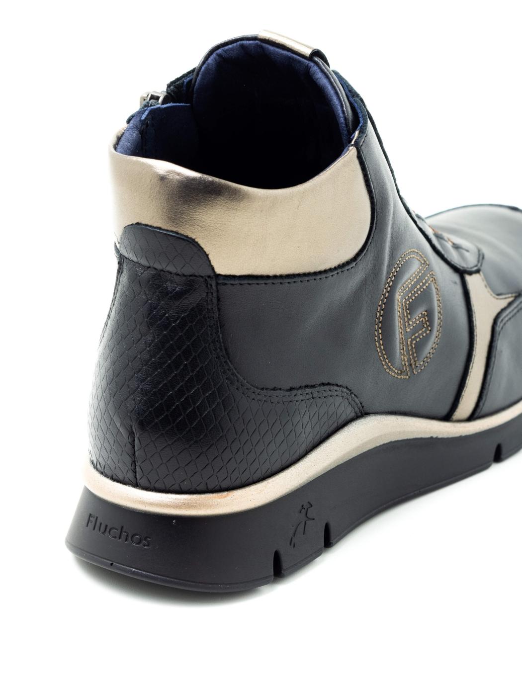 Botines Mujer Fluchos F2077 Negro