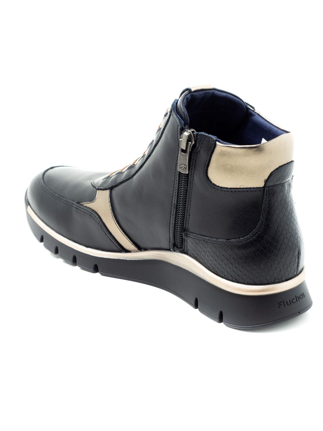 Botines Mujer Fluchos F2077 Negro