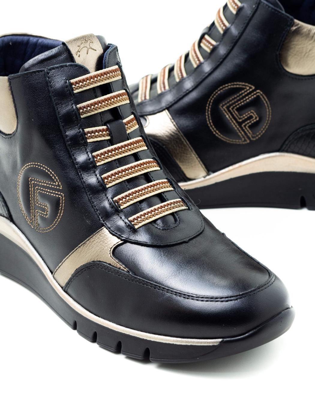 Botines Mujer Fluchos F2077 Negro