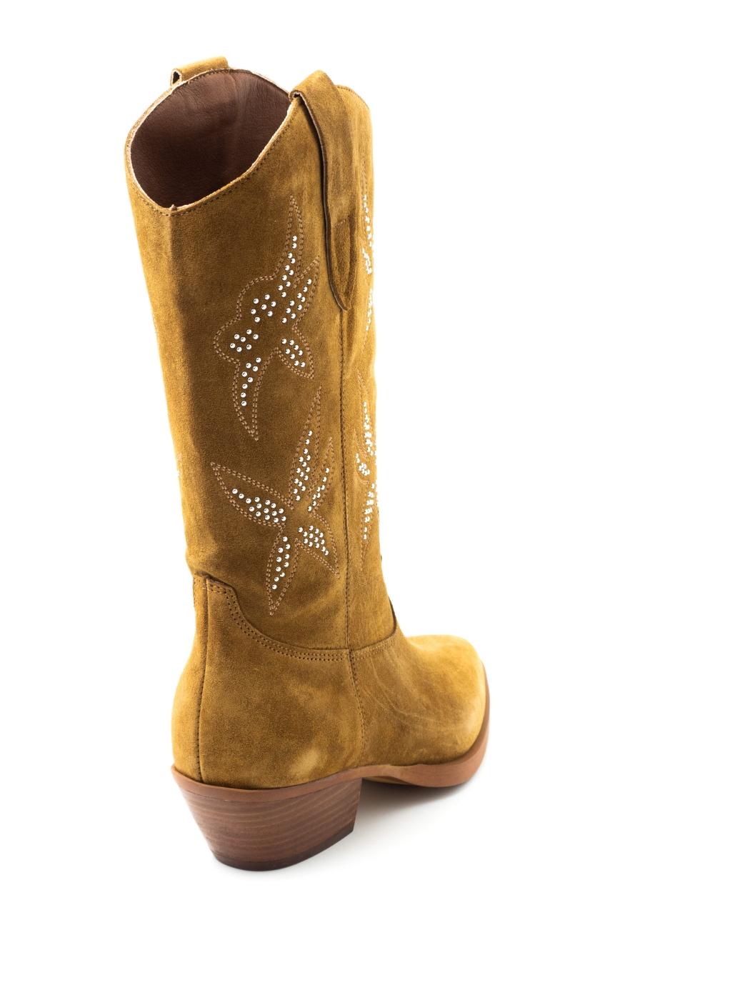 Bota Campera Mujer Alpe 5543 Cuero